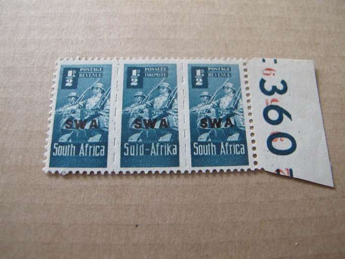 South West Africa -1943-44 War Effort -  1/2d , 1d, 1 1/2d , 3d, 6d - MNH